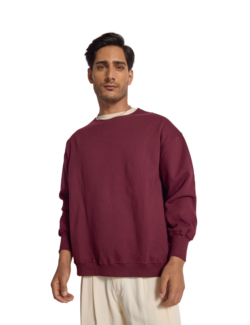 CLASSIC SWEATSHIRT IN CHERRY