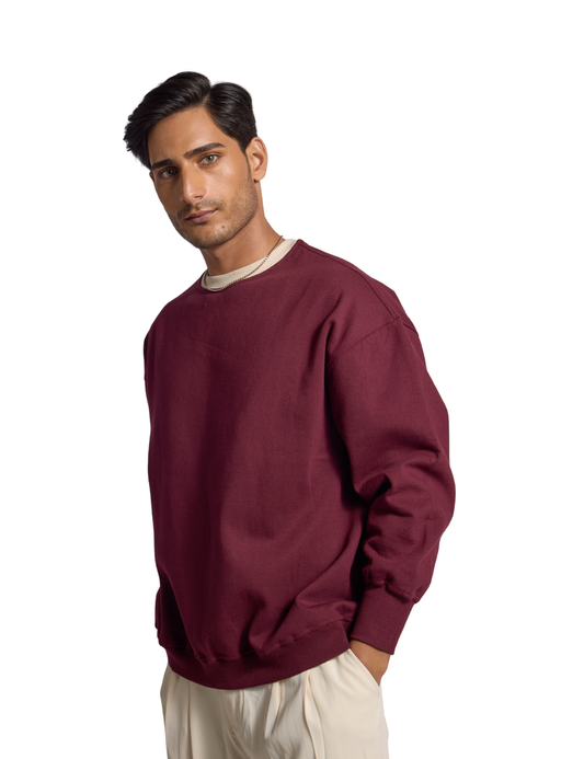 CLASSIC SWEATSHIRT IN CHERRY