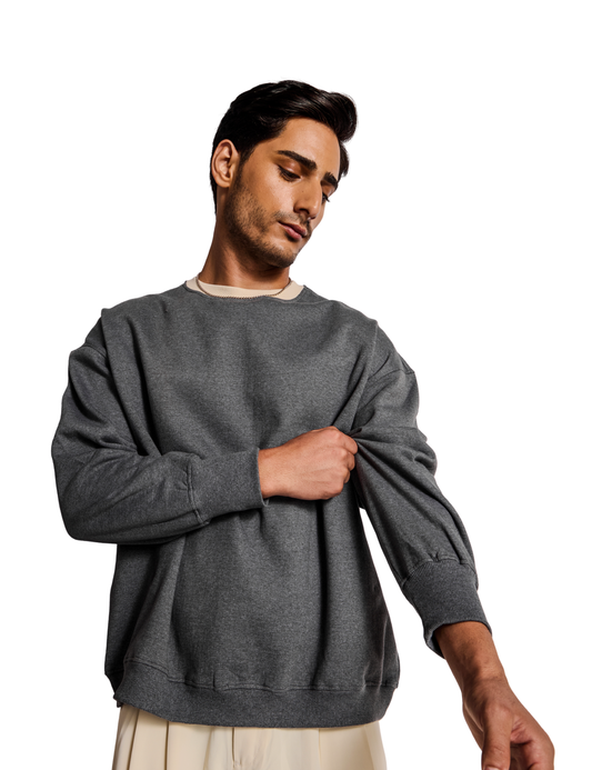 CLASSIC SWEATSHIRT IN CHARCOAL