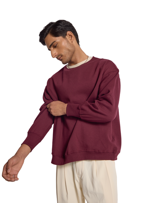 CLASSIC SWEATSHIRT IN CHERRY