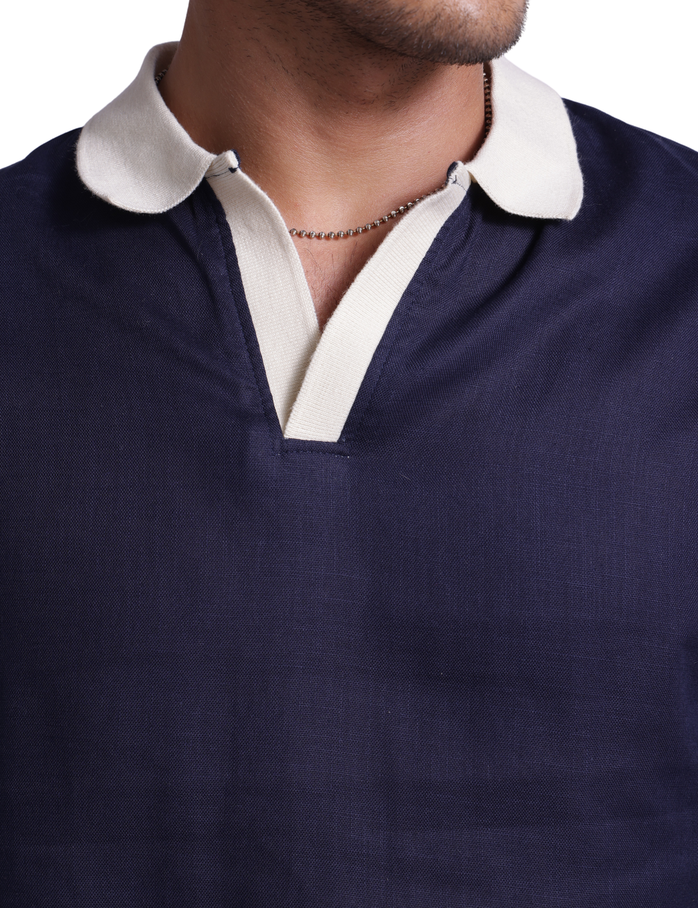 LINEN SWEATSHIRT IN NAVY