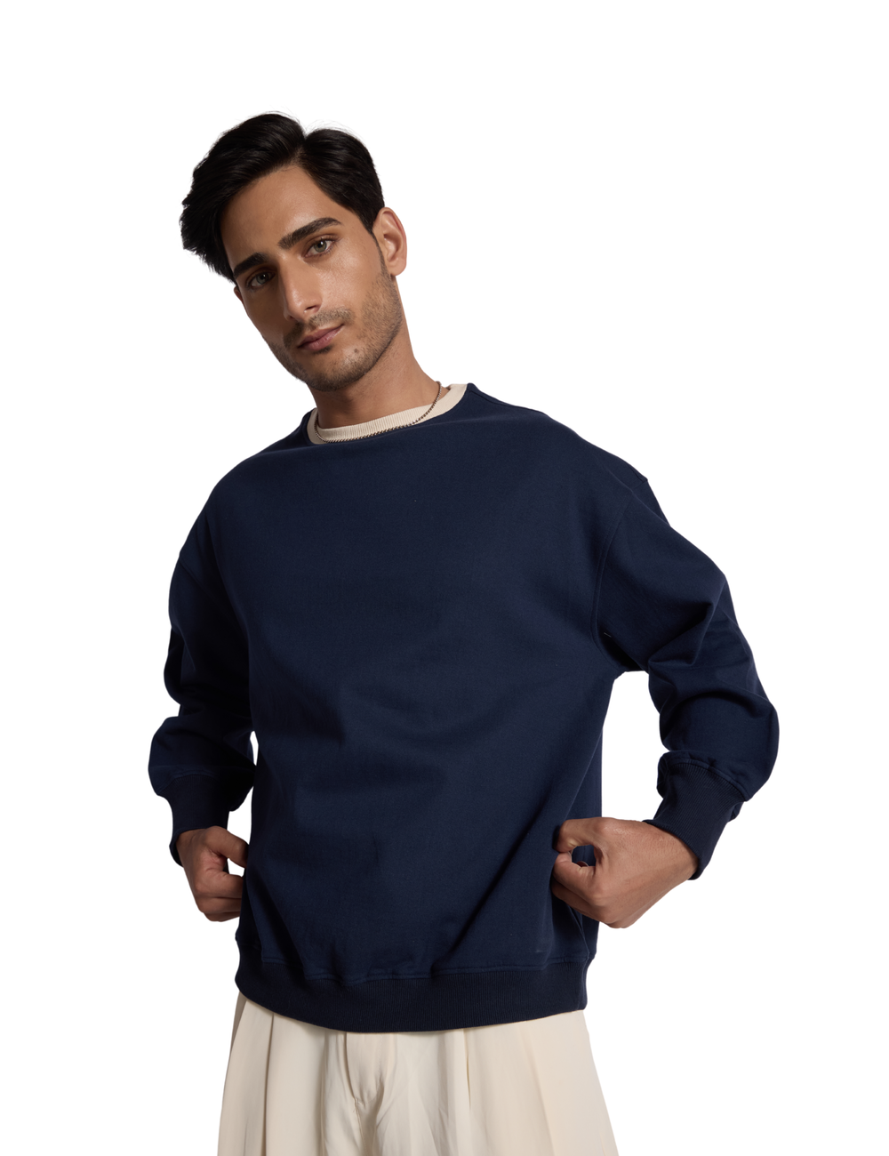 CLASSIC SWEATSHIRT IN NAVY